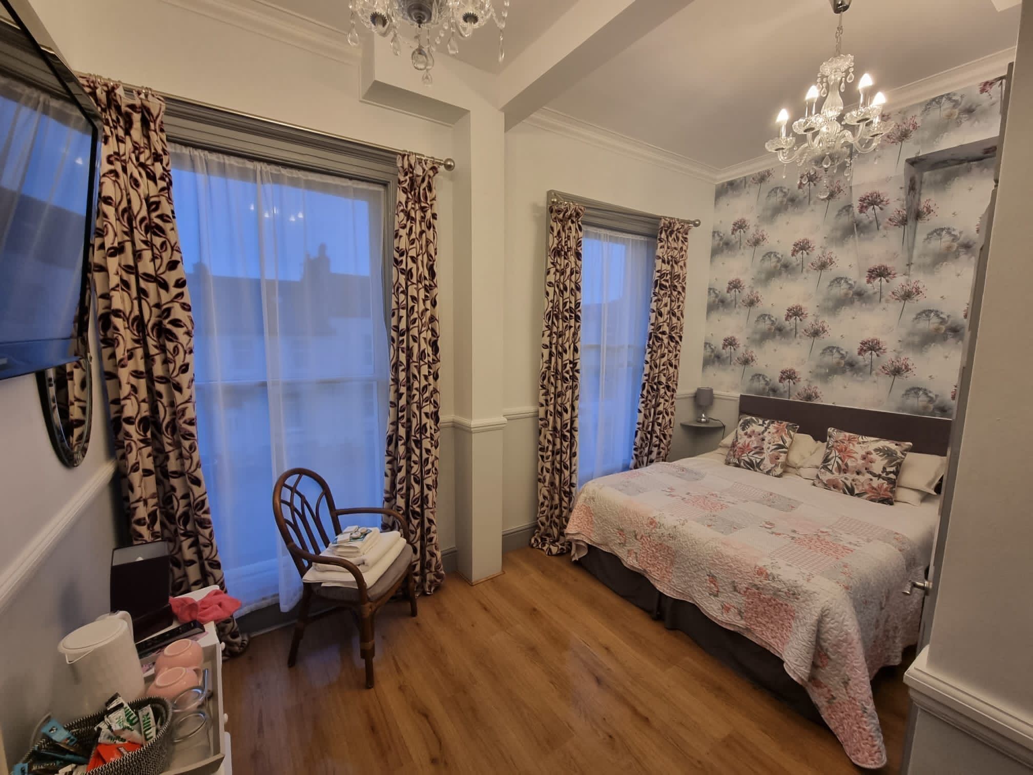 Premium bedding, pillowtop beds, individually decorated