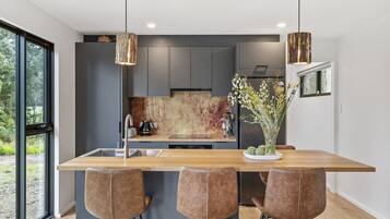 Fridge, oven, dishwasher, electric kettle