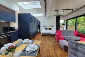 Studio, Multiple Beds | Dining - The Cedarwoods - Luxury Studio for 5! (Christchurch)