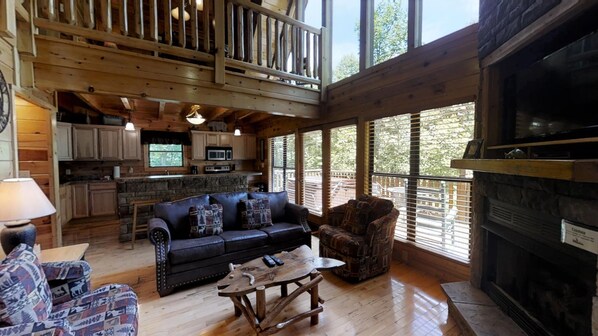 Cabin, Multiple Beds, Hot Tub, Mountain View | Interior - Dejaview (Sevierville)