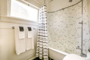 Hair dryer, towels