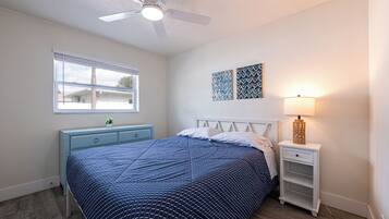 2 bedrooms, iron/ironing board, travel crib, free WiFi