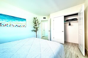 2 bedrooms, iron/ironing board, travel crib, free WiFi