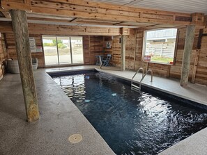 Piscine couverte, piscine chauffée