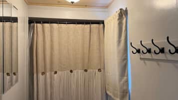 Combined shower/bathtub