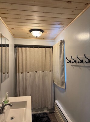 Combined shower/tub