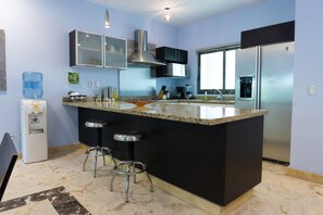 Condo, 3 Bedrooms | Private kitchen - Paseo Del Sol Surf 203 3 Bedroom Condo by RedAwning (Playa del Carmen)