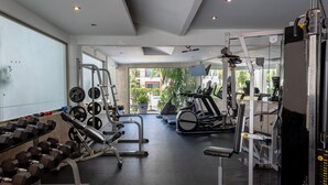 Condo, 3 Bedrooms | Fitness facility - Paseo Del Sol Surf 203 3 Bedroom Condo by RedAwning (Playa del Carmen)