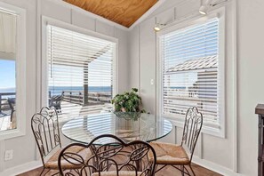 Dining - Cheek to Cheek by Brunswick Vacation Rentals: OIB Oceanfront w/ Views & New Deck (Ocean Isle Beach)