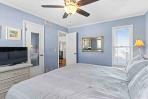 6 bedrooms, travel cot, free WiFi - Cheek to Cheek by Brunswick Vacation Rentals: OIB Oceanfront w/ Views & New Deck (Ocean Isle Beach)