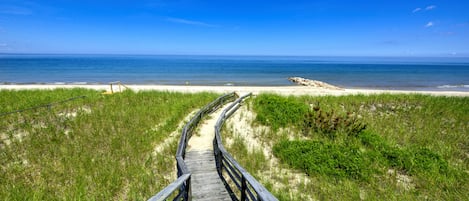 On the beach