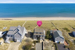 Aerial view of property