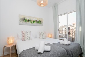 3 bedrooms, iron/ironing board, travel cot, WiFi