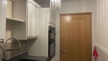 Fridge, microwave, oven, toaster