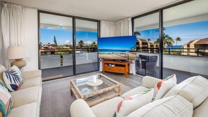 Apartment, 1 King-Bett und Schlafsofa (White Sands Village#225) | Wohnbereich