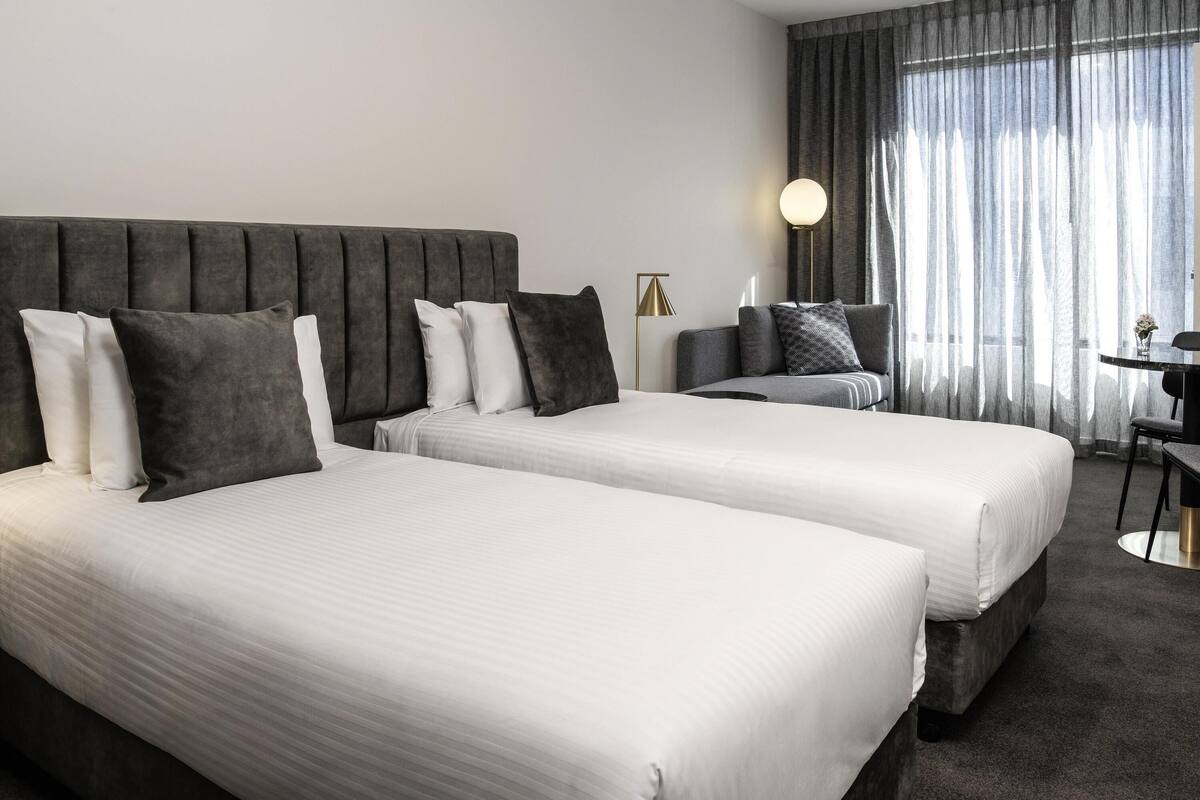 Twin Room, 2 Single Beds | In-room safe, desk, iron/ironing board, rollaway beds