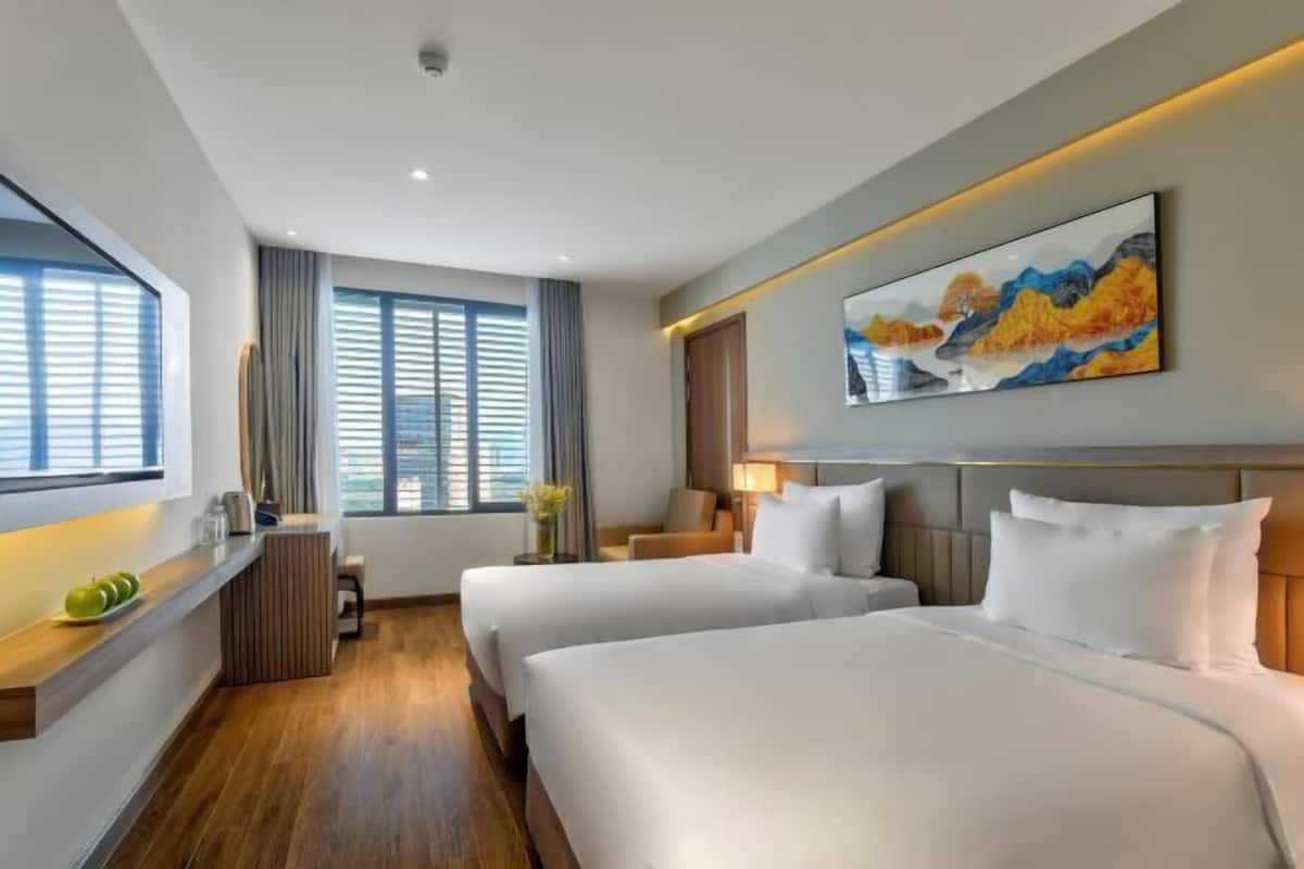 1 slaapkamer, hypoallergeen beddengoed, een minibar