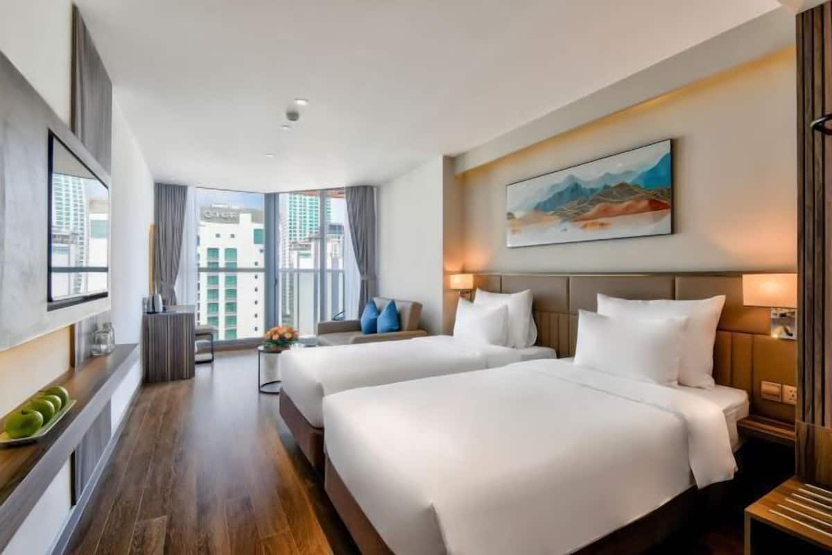 1 slaapkamer, hypoallergeen beddengoed, een minibar