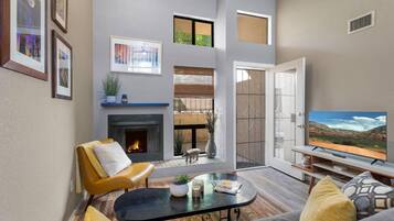 Condo, 1 Bedroom | Living room