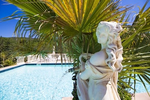 Outdoor pool - Studio in Residence near the sea in a beautiful park (Campiglia Marittima)