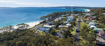 Footprints at Hyams Beach