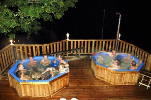 Outdoor spa tub - Fantastic nature, hot tub, sauna, boat on the lake, fishing paradise (Blekinge län)