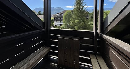 Studio mezzanine avec balcon et parking privĂ© au cĆur de Villard-de-Lans