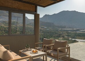 Terrace/patio - Villa Despina 1 Plakias Private Villa, Private Swimming Pool Garden,Amazing View (Crete)