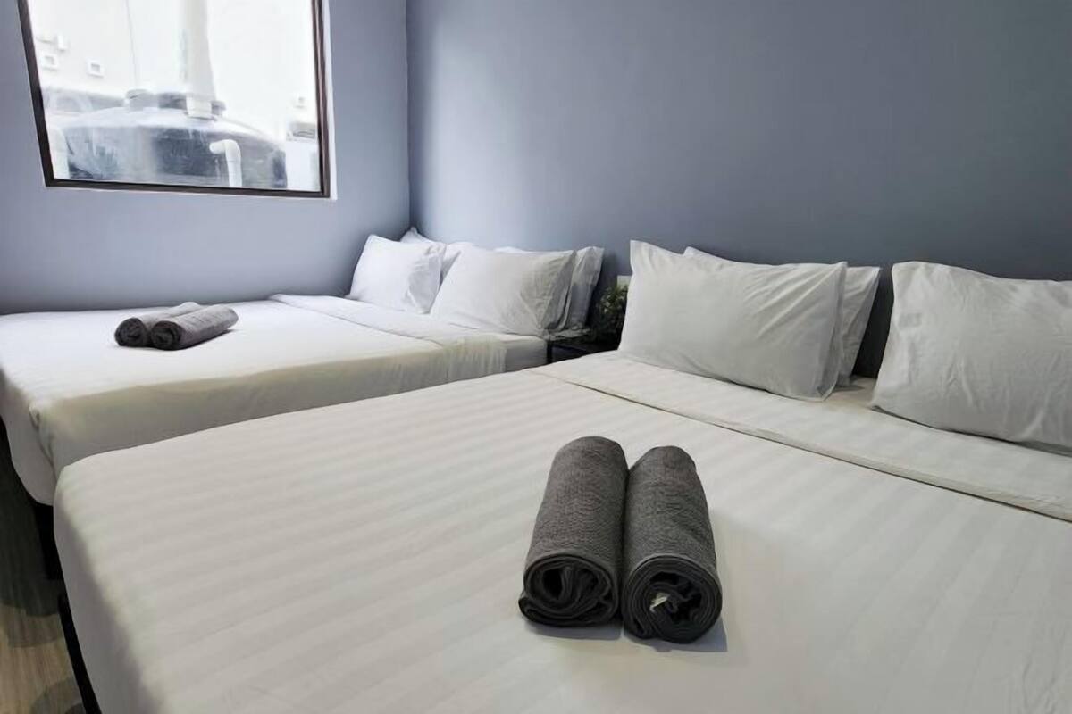 Blackout drapes, iron/ironing board, free WiFi, bed sheets