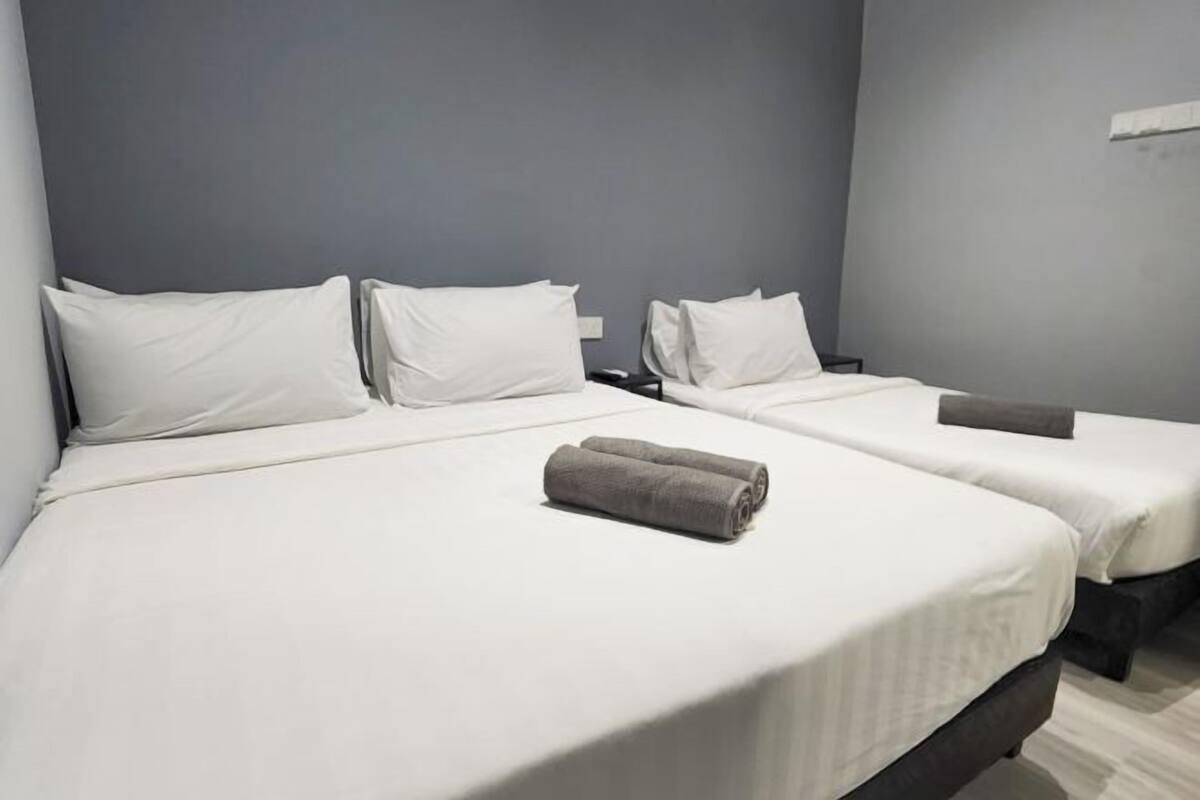 Blackout drapes, iron/ironing board, free WiFi, bed sheets