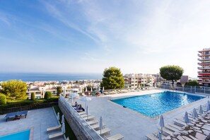 Una piscina riscaldata