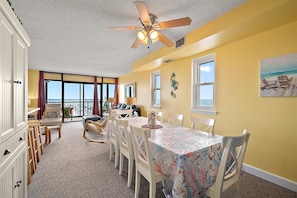 Dining - Capri-Ocean & Bay View 3 Bed Condo With Indoor Pool! (Ocean City)