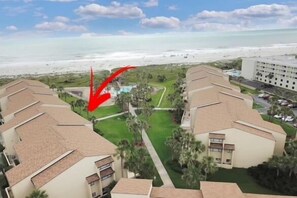 Exterior - Ocean Villas Luxury 3 bedrooms/2 baths with huge patio and personal beach cart (St. Augustine Beach)