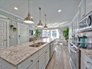 Fridge, microwave, oven, stovetop - Luxury Home|Elevator|Kids Room|FREEHeatedPool|3D Theater|3 Blocks to Beach|Putting Green (Hilton Head Island)