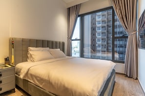 2 Schlafzimmer, Zimmersafe, Bügeleisen/Bügelbrett, Reisekinderbett