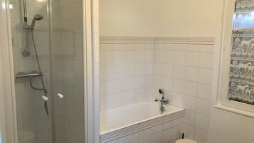 Combined shower/bathtub