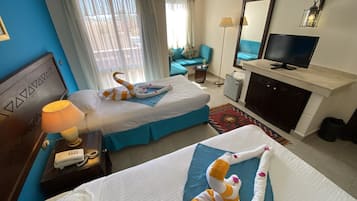 Coffres-forts dans les chambres, draps fournis
