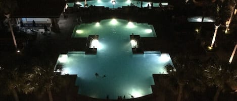 Indoor pool, outdoor pool