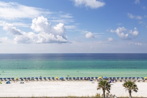 Vlak bij het strand