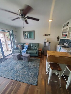 Smart TV, DVD player, books