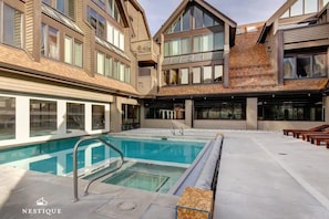 Indoor pool, a heated pool