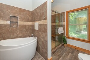 Shower, towels