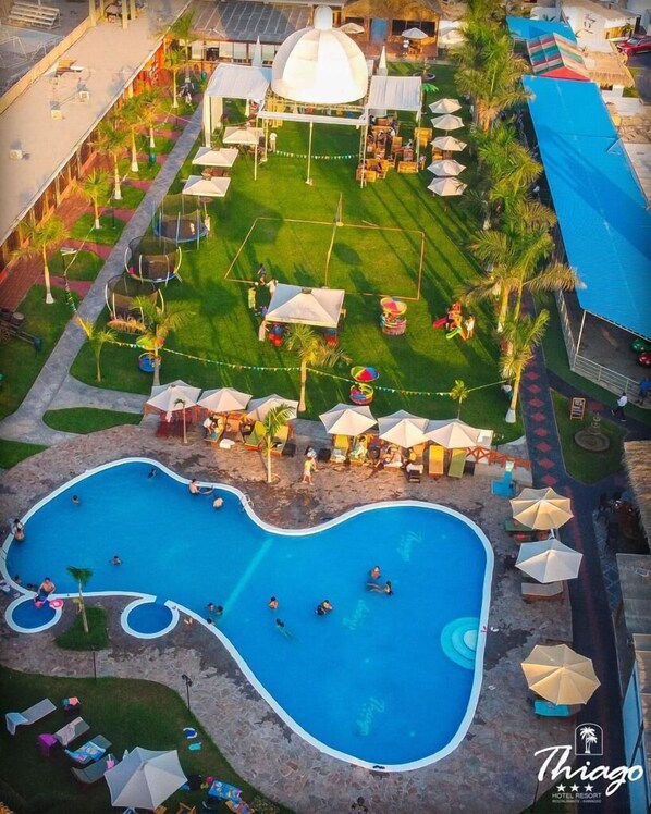 Terrace/patio - HOTEL RESORT THIAGO (Grocio Prado)