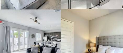 3 bedrooms, iron/ironing board, WiFi, bed sheets