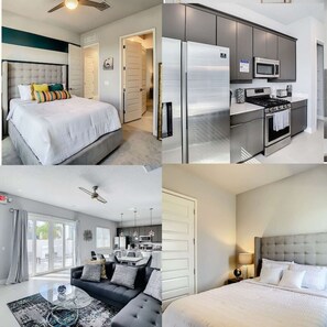 3 habitaciones, tabla de planchar con plancha, wifi y ropa de cama 