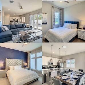 3 bedrooms, iron/ironing board, WiFi, bed sheets