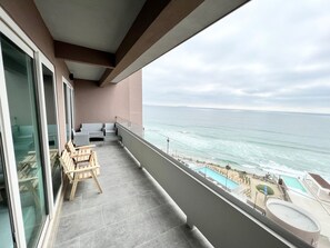 Terrace/patio - Amazing condo with ocean view and great location (Tijuana)