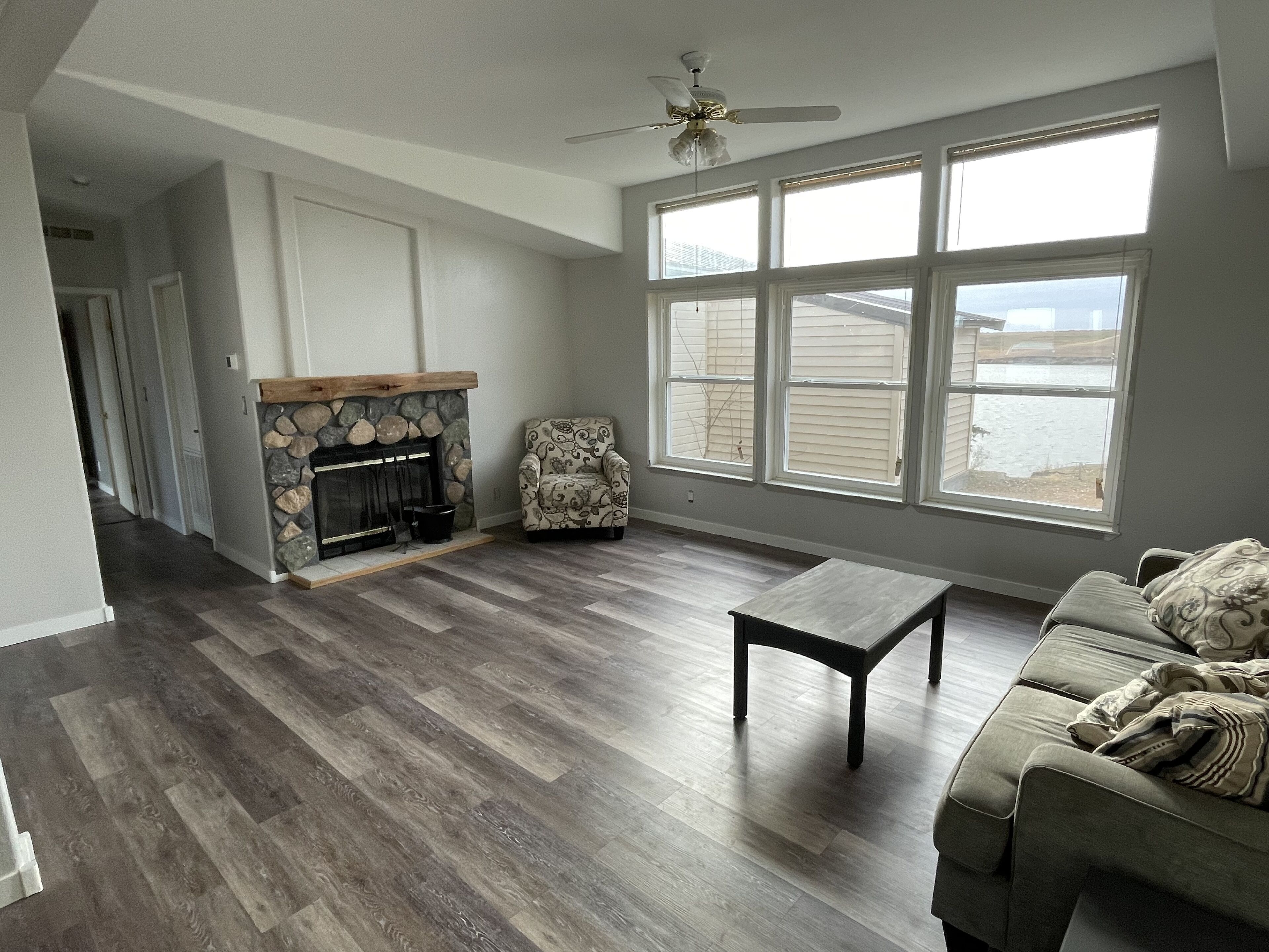 TV connectée, cheminée