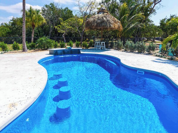 Una piscina climatizada