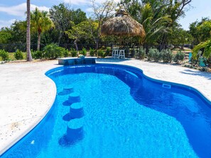 A heated pool - Pelico Palms Estate. (Monroe County)